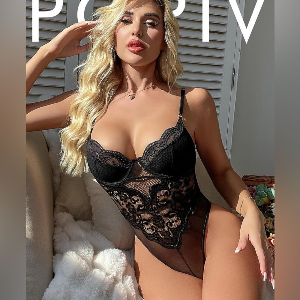 POPIV Sexy One Piece Teddy Lingerie Small